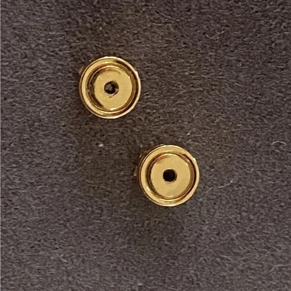 DEAN DAVIDSON Signature Droplet Earrings  22K Gold Plate Freshwater Pearl EUC! - Picture 10 of 11